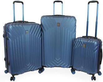 Original Penguin Blake XL 3-Piece Hardside Luggage Set in Metallic Blue at Nordstrom Rack