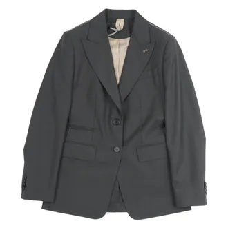 Max Mara Blazers, female, Gray, Size: 2XS Blazers