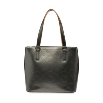 Louis Vuitton Pre-owned Tote Bags, female, Gray, Size: ONE SIZE Pre-owned Leather Tote Bag