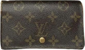 Louis Vuitton Pre-owned Wallets, female, Brown, Size: ONE SIZE Pre-owned Vintage Leather Wallet