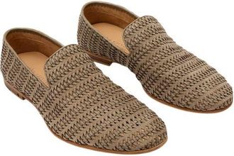 John Varvatos Venice Woven Loafer in Almond at Nordstrom, Size 11.5