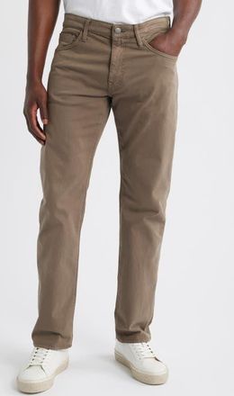 Mavi Zach Straight Leg Twill Pants in Moss Twill at Nordstrom, Size 33 X 32