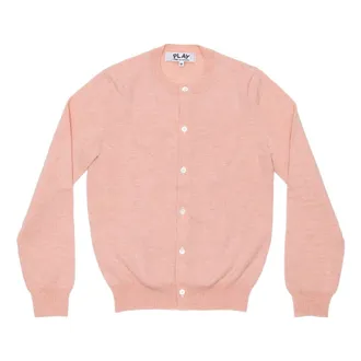 Comme Des Gar&ccedil;ons (WMNS) COMME des GARCONS PLAY Cardigan Pastel Series Sleeve Heart Pink AZ-N091-051-5