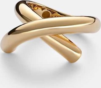 Engelbert Anello Cross Loop Medium in oro 18kt