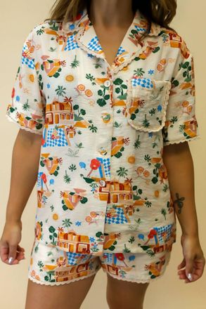 Line & Dot Payton Shirt In Multi
