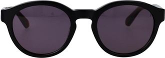 Calvin Klein Jeans Acetate Oval Zonnebril - unisex - Zonnebrillen - Zwart - 51 MM - Accessoires
