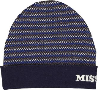 Missoni Accessories, male, Blue, ONE SIZE, Wool Hat