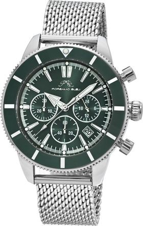 Porsamo Bleu Brandon Chronograph Quartz Green Dial Mens Watch 1011EBRS