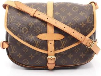 Louis Vuitton Borsa a spalla Saumur 30 Monogram Pre-owned - - Pre-owned - Donna - Marrone - ONE SIZE