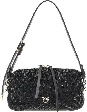 Pinko Mini borsa a tracolla Full Strass - - Bags - Donna - Nero - ONE SIZE