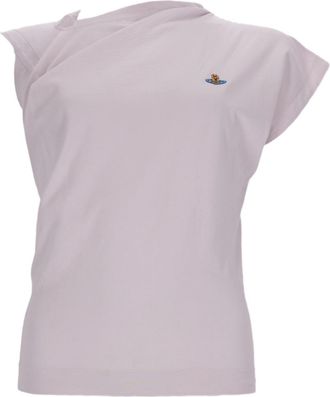 Vivienne Westwood Hebo Soft Light Pink Cotton Top