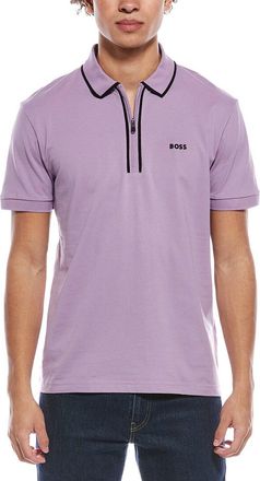 HUGO BOSS Philix Tape 1/4-Zip Polo Shirt