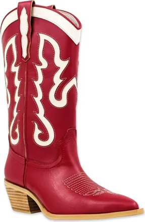 Shushop Yaya Western Boot in Dark Red at Nordstrom Rack, Size 6.5