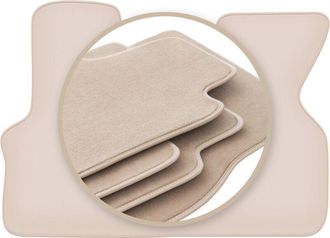 OEM Alfombrillas Beige Premium Para: Volkswagen Transporter T4 Furgoneta De Reparto 1992-2003