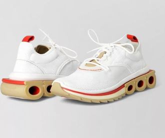 Ferragamo fabric low-top sneakers