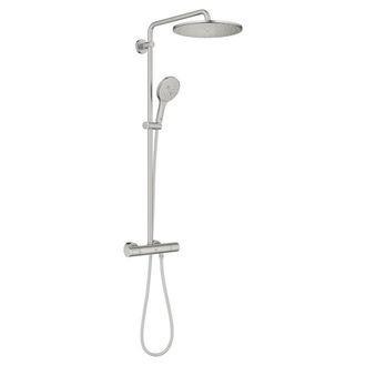 GROHE Rainshower SmartActive 310 douchesysteem rond thermostatisch hoofddouche &Oslash;31cm en handdouche &Oslash;13cm supersteel