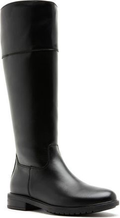 La Canadienne Sylas City Dry Waterproof Knee High Boot in Black Leather at Nordstrom, Size 5.5