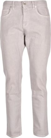 Eleventy Vijf-zakken Jeans - Heren - Slim Fit Jeans - Grijs - W33 - Katoen - Jeans