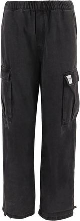 APRÈS SURF elasticated cargo jeans - Black