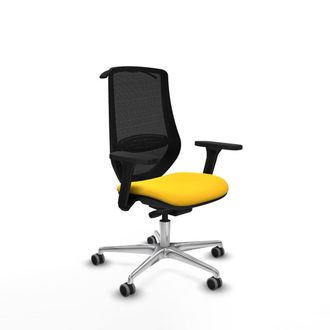 Piqueras y Crespo Piqueras Y Crespo D086g0h Silla De Oficina Amarilla Ergon&oacute;mica