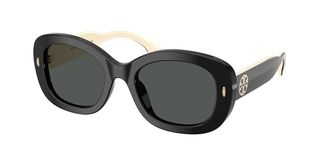 Tory Burch TY7226U 198887 Womens Sunglasses Black Size 52