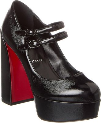 Christian Louboutin Movida Jane 130 Leather Platform Pump