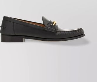 Ferragamo loafers polished calfskin golden detail