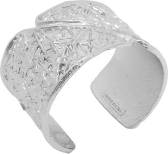 Karine Sultan Womens Modern Geo Cuff Bracelet In Silver