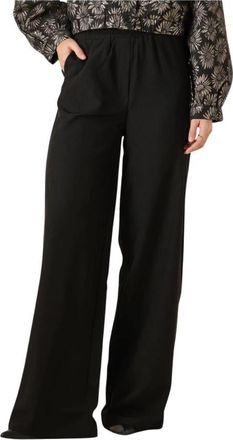Ydence Pants Yade Tall - Dames - Wijde Broeken - Zwart - S - Polyester - Broeken