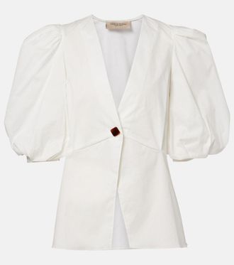 Adriana Degreas Cotton-blend top