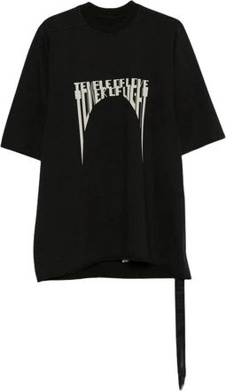 Rick Owens Jumbo SS T - Heren - T-shirts - Zwart - L - Katoen - Tops