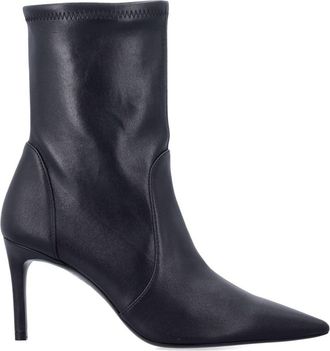 Stuart Weitzman Stuart Power 75 Stretch Sock Booties