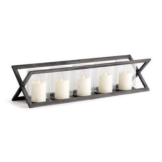 Napa Home & Garden Baxton 5-Pillar Candle Holder in Black at Nordstrom