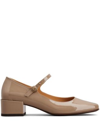 Tod's Mary Jane lakleren pumps - Beige