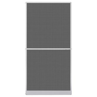 Berkfield Home White Hinged Insect Screen for Doors 120 x 240 cm
