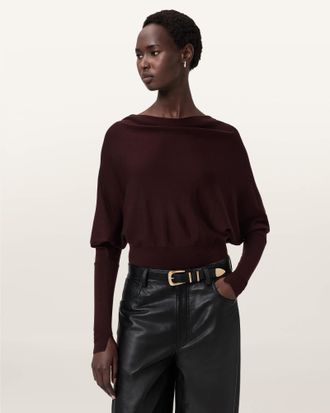 AllSaints Ridley Cropped Sweater