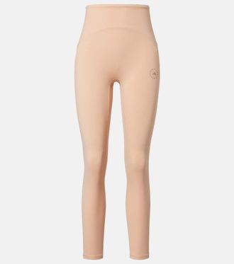 adidas by Stella McCartney Ruched high-rise leggings