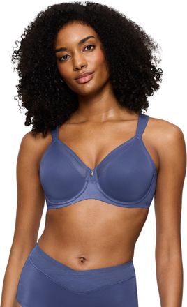 Triumph Minimizer-BH TRIUMPH True Shape Sensation, Damen, Gr. 100, Cup F, blau (vintage denim), Jersey, Obermaterial: 72% Polyamid, 28% Elasthan, BHs Minimize
