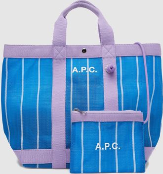 A.P.C. Cabas Myrtille Blue, Capsule High Summer