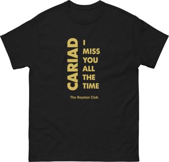 Generic IndieThreads The Royston Club, cariad, Classic Unisex Cotton T-Shirt, Short Sleeve, Crew Neck, Multiple Colors, S-5XL, Regular Fit, Casual Style Black