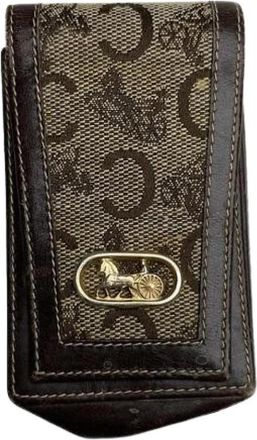 Celine Pre-owned Leren Portemonnee - Dames - Vintage Accessoires - Bruin - ONE Size - Leer - Vintage