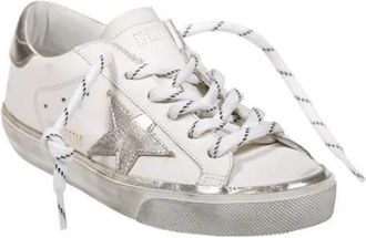 Golden Goose Low-Top Sneaker - Super Star Leather Sneakers - Gr. 38 (EU) - in Weiß - für Damen