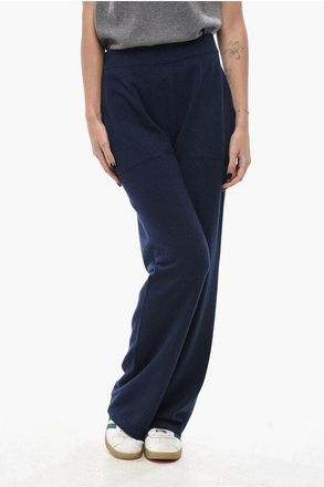 Bruno Manetti Pure Cashmere Sweatpants with Elastic Waistband size 44