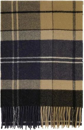Barbour Bufanda de Lana de Cordero Tart&aacute;n - Accessories - Hombre - Verde - ONE SIZE