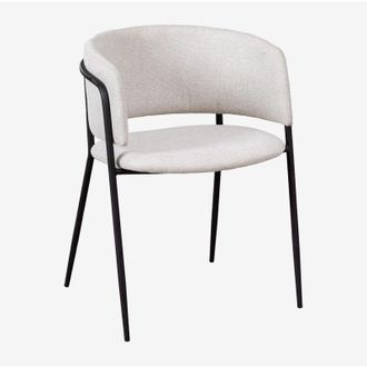 Sklum Sklum - Pack De 2 Sillas De Comedor Tapizadas Nalon