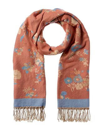 Saachi Saachi Fiore Pastel Reversible Scarf