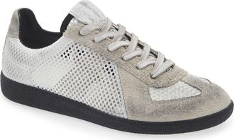 Maison Margiela Replica Low Top Sneaker in White/Grey at Nordstrom, Size 11Us