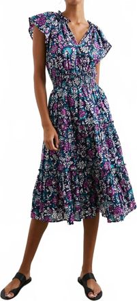 Rails Amellia Dress In Woodblock Floral