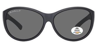 Montana Eyewear FO8 Polarized FO8 Mens Sunglasses Black Size 62