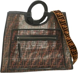 Fendi Pre-owned Tote Bags, female, Brown, Size: ONE SIZE Pre-owned Vintage Tote Bag